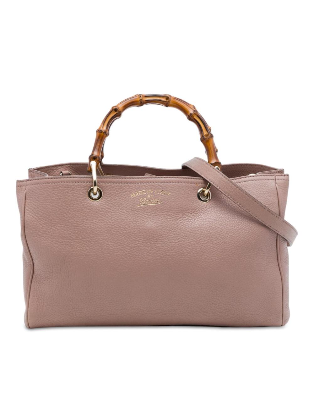 Gucci Medium Calfskin Bamboo Shopper #350524G64B